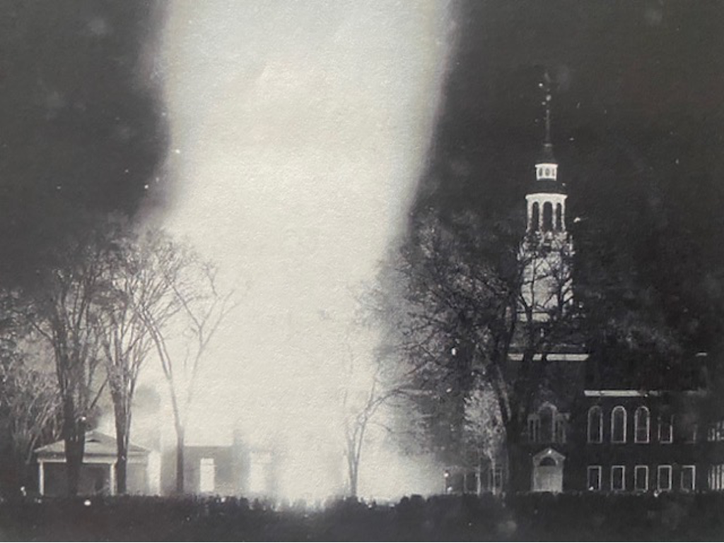 Devastating fire destroys CCDC in 1931.